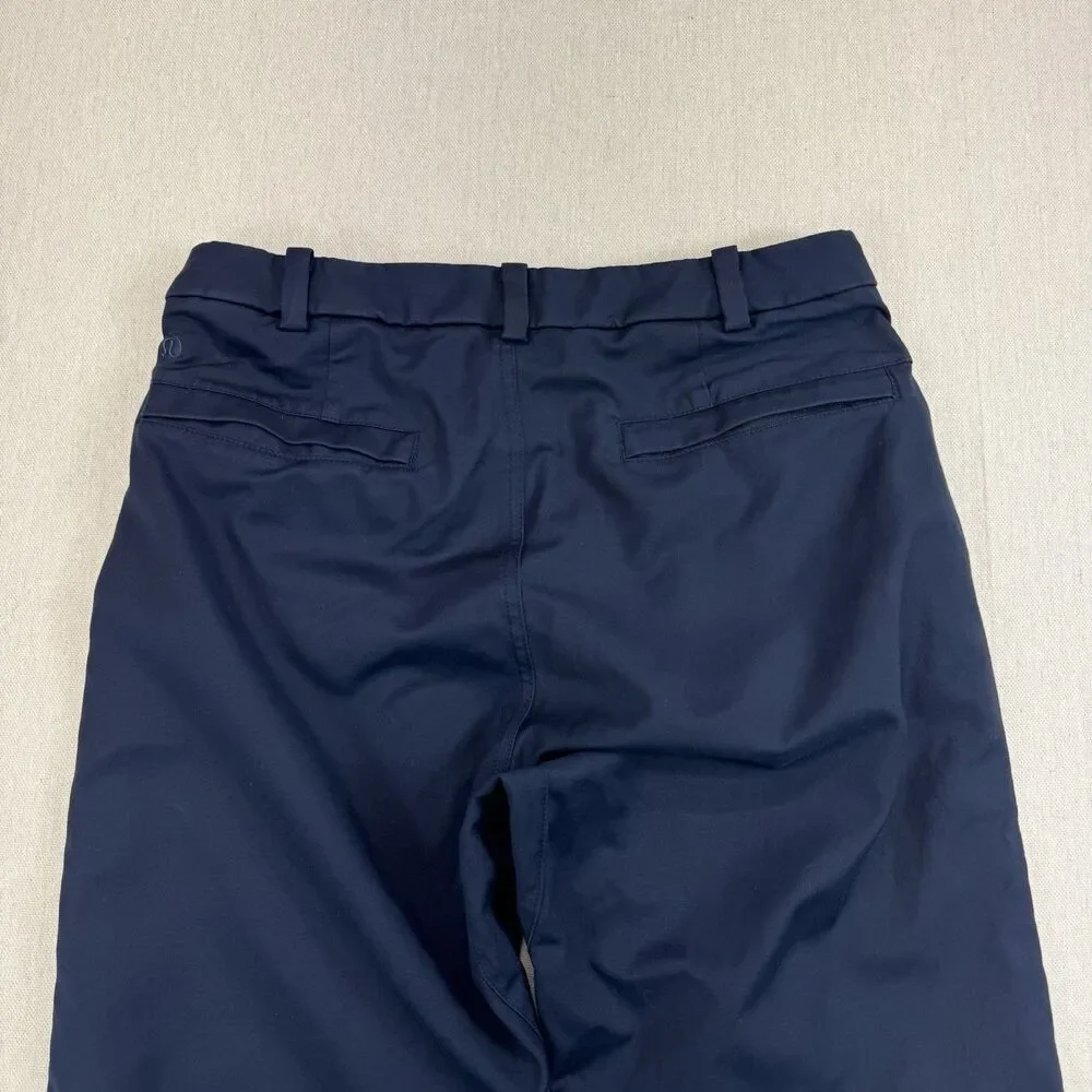 Lululemon Commission Pants Mens 28x32 Slim Navy Ventlight Performance Golf Smart